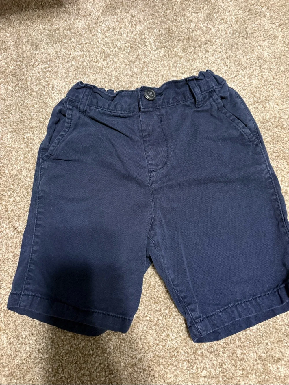 The Children's Place Navy Blue Cotton Shorts